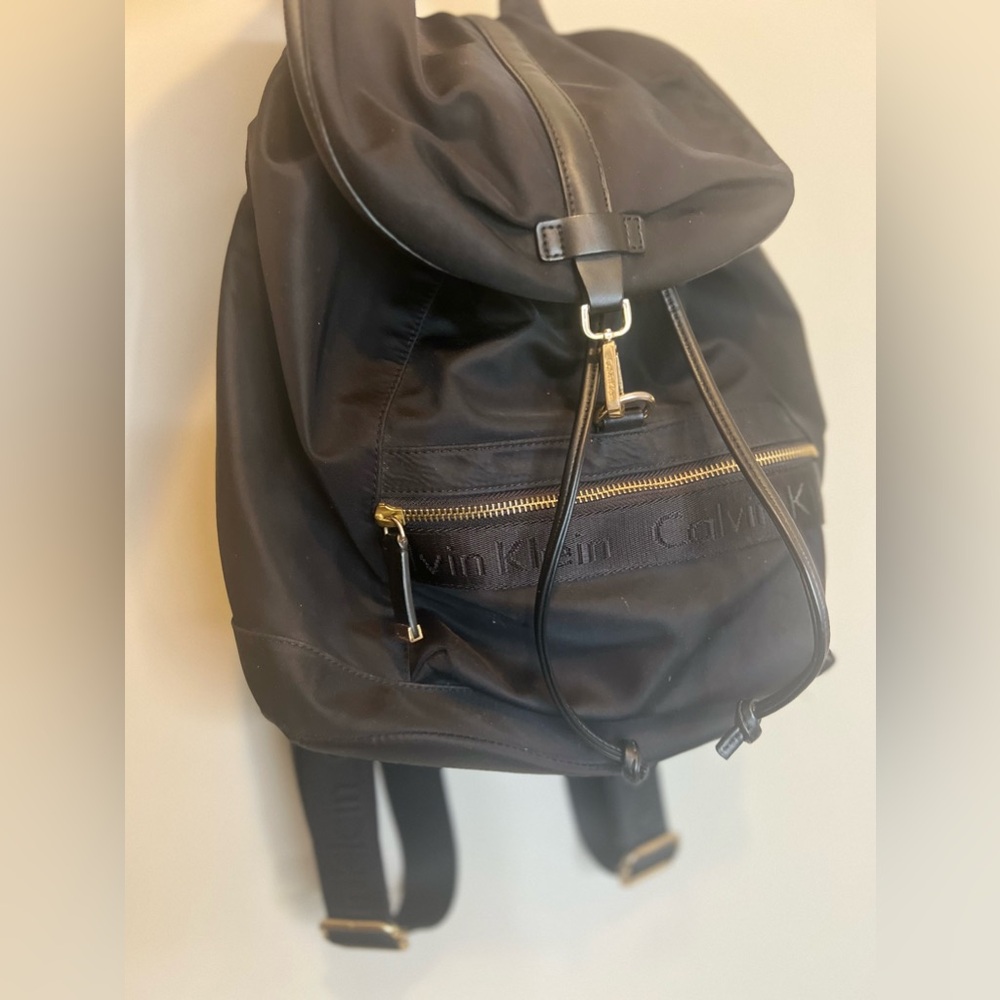 Calvin Klein Nylon Drawstring Backpack - image 3